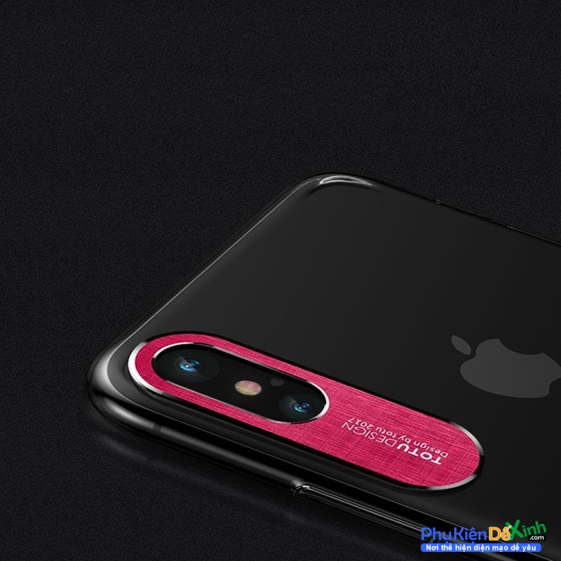 Ốp Lưng iPhone X Cứng Trong Suốt Bảo Vệ Camera Hiệu ToTu được tráng phủ lớp nano chống ố vàng và hạn chế xước rất hiệu quả nên bạn có thể yên tâm sử dụng, khả năng bảo vệ camera rất tốt.